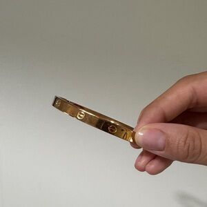 Gold Bangle Bracelet immitation Cartier love bracelete
